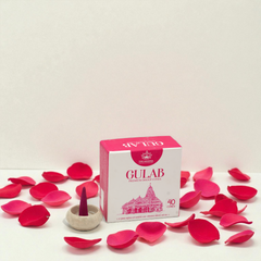 Gulab Dhoop Cones – The Sadhna (40 Cones)