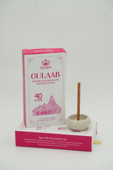 Gulab Bambooless Incense Sticks – The Sadhna (40 Sticks)