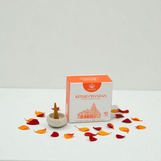 Kesar Chandan  Dhoop Cones – The Sadhna