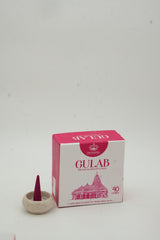 Gulab Dhoop Cones – The Sadhna (40 Cones)